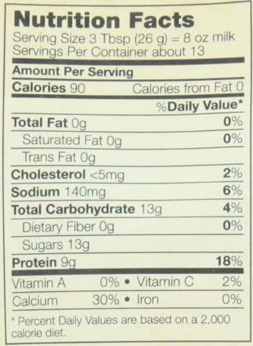 NOW Foods Non Fat Dry Milk Powder Organic, 12-Ounce (Pack of 2) - Image 4